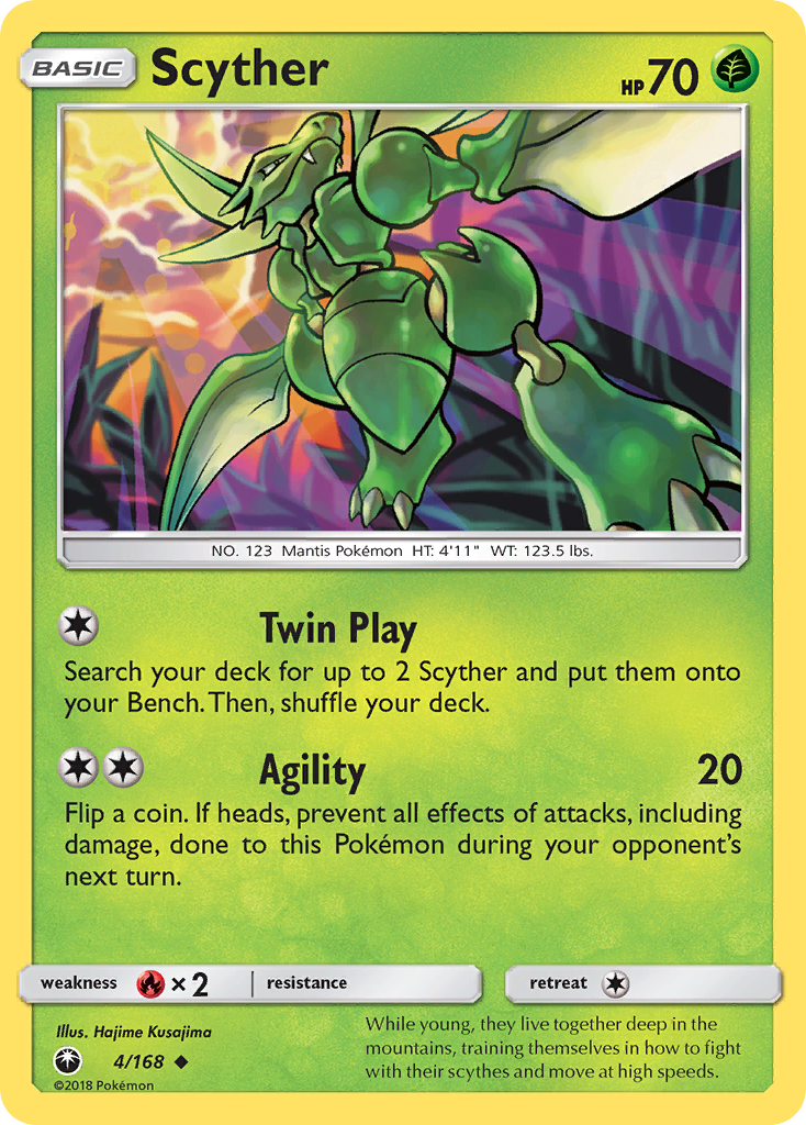 Scyther (4/168) [Sun & Moon: Celestial Storm] | Gear Gaming Fayetteville