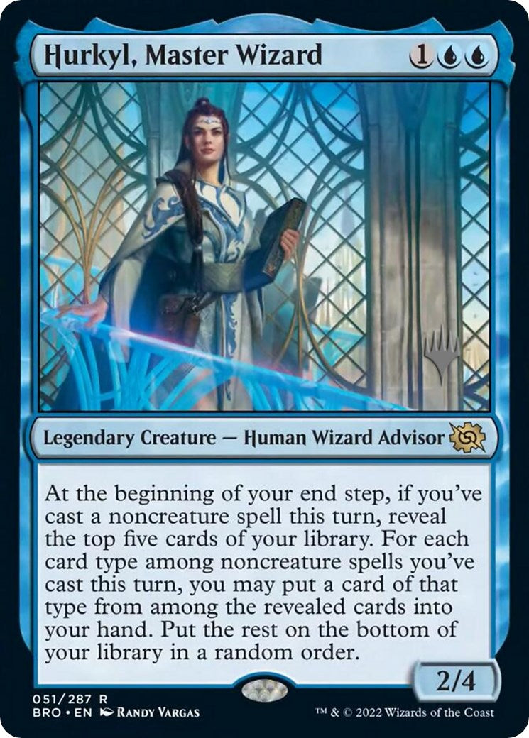 Hurkyl, Master Wizard (Promo Pack) [The Brothers' War Promos] | Gear Gaming Fayetteville