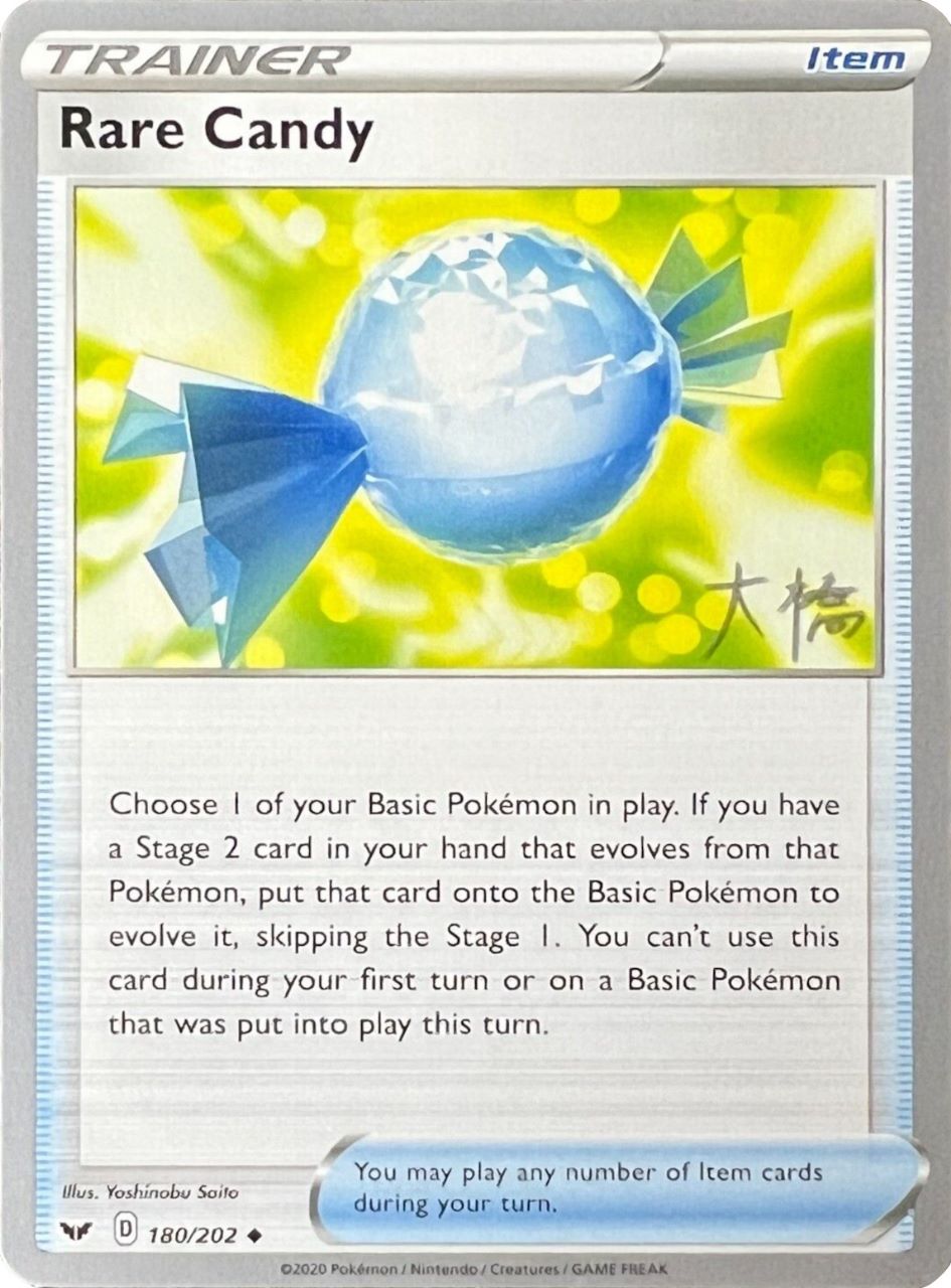 Rare Candy (180/202) (Ice Rider Palkia - Rikuto Ohashi) [World Championships 2022] | Gear Gaming Fayetteville