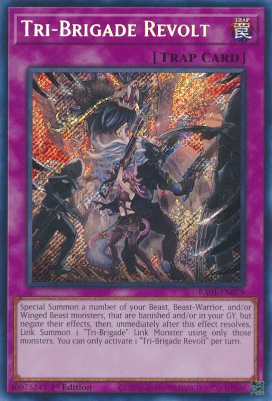 Tri-Brigade Revolt [RA01-EN079] Secret Rare | Gear Gaming Fayetteville