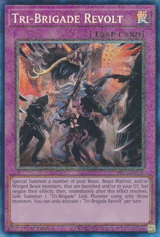 Tri-Brigade Revolt [RA01-EN079] Prismatic Collector's Rare | Gear Gaming Fayetteville