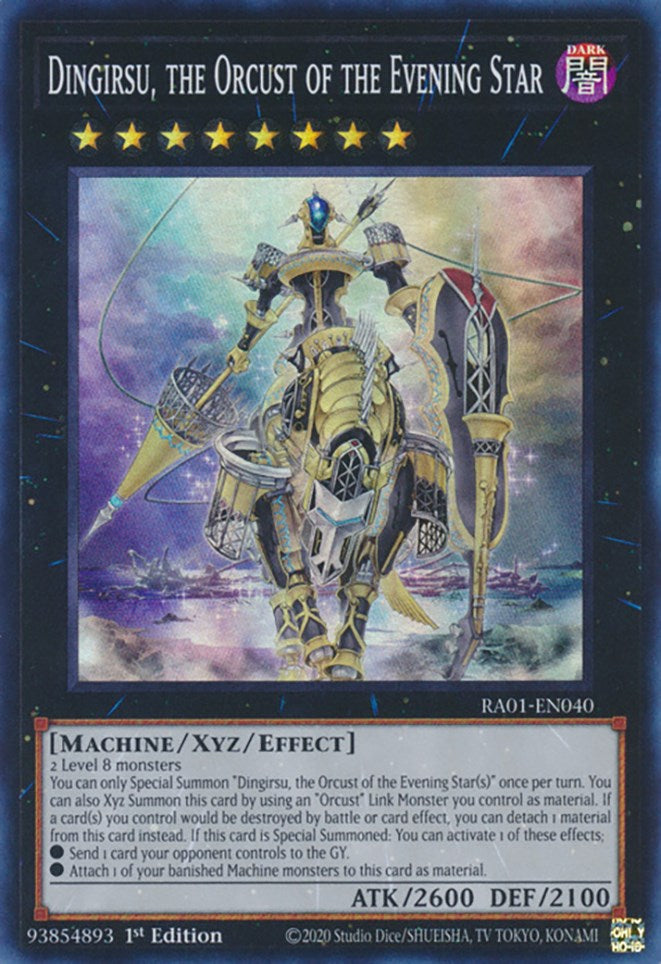 Dingirsu, the Orcust of the Evening Star [RA01-EN040] Super Rare | Gear Gaming Fayetteville