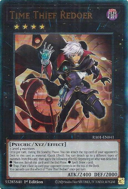 Time Thief Redoer [RA01-EN041] Prismatic Ultimate Rare | Gear Gaming Fayetteville