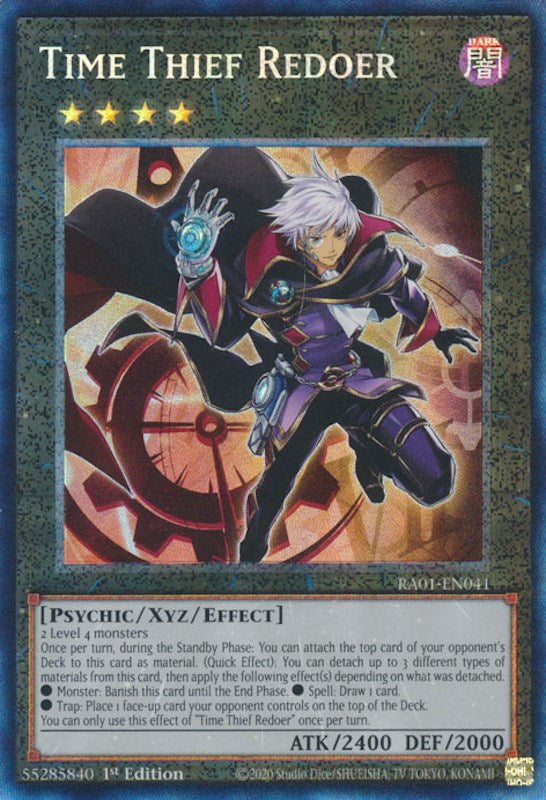 Time Thief Redoer [RA01-EN041] Prismatic Collector's Rare | Gear Gaming Fayetteville