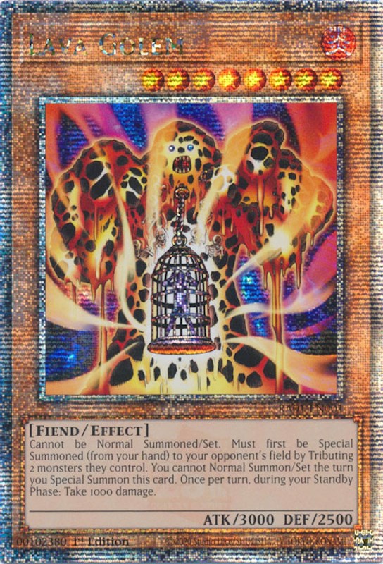 Lava Golem [RA01-EN001] Quarter Century Secret Rare | Gear Gaming Fayetteville