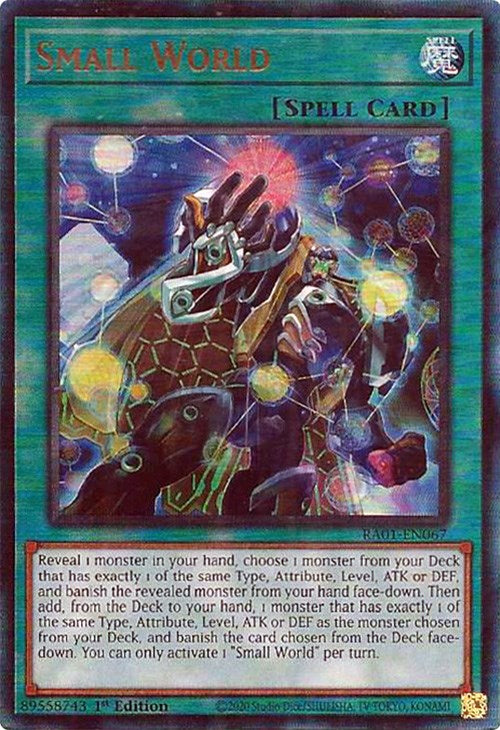 Small World [RA01-EN067] Prismatic Ultimate Rare | Gear Gaming Fayetteville