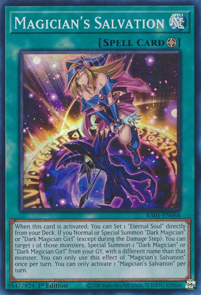 Magician's Salvation [RA01-EN068] Super Rare | Gear Gaming Fayetteville