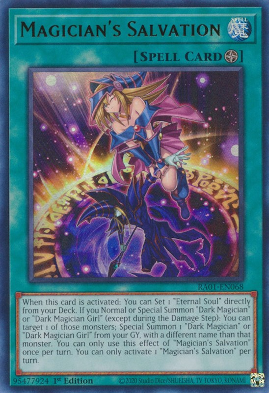 Magician's Salvation [RA01-EN068] Ultra Rare | Gear Gaming Fayetteville