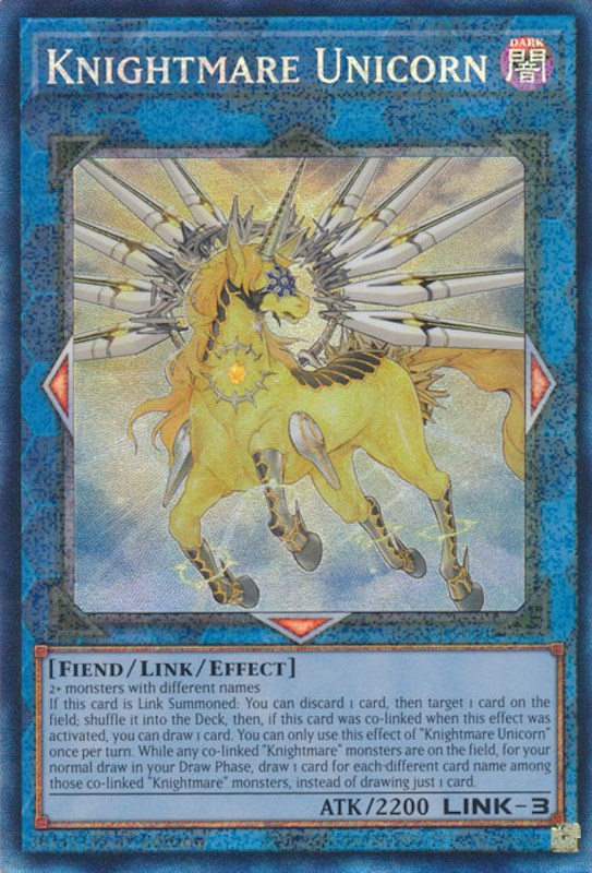 Knightmare Unicorn [RA01-EN043] Prismatic Collector's Rare | Gear Gaming Fayetteville