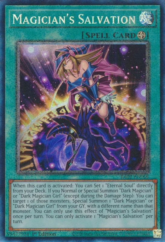 Magician's Salvation [RA01-EN068] Prismatic Collector's Rare | Gear Gaming Fayetteville