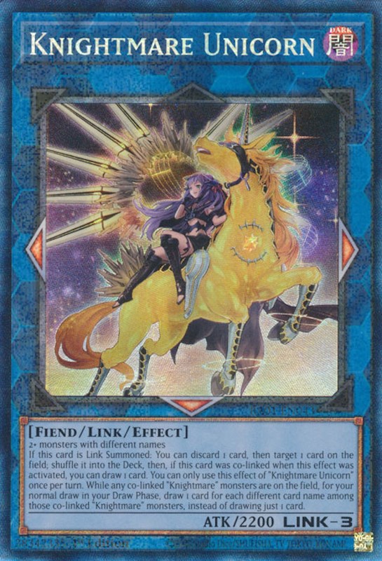 Knightmare Unicorn (Alternate Art) [RA01-EN043] Prismatic Collector's Rare | Gear Gaming Fayetteville