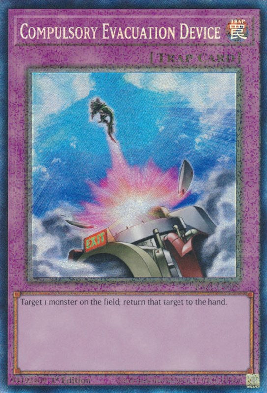 Compulsory Evacuation Device [RA01-EN069] Prismatic Collector's Rare | Gear Gaming Fayetteville