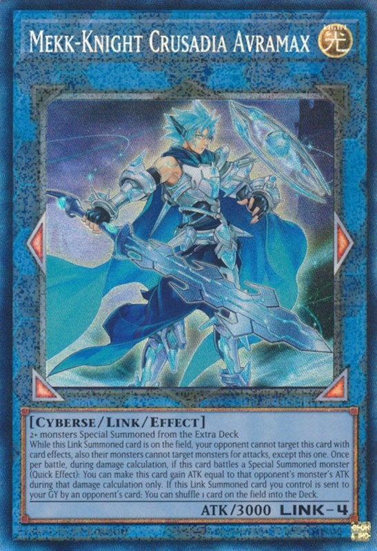 Mekk-Knight Crusadia Avramax [RA01-EN044] Prismatic Collector's Rare | Gear Gaming Fayetteville
