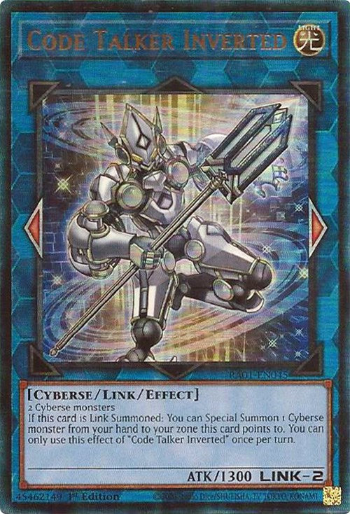 Code Talker Inverted [RA01-EN045] Prismatic Ultimate Rare | Gear Gaming Fayetteville