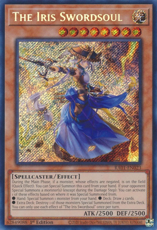 The Iris Swordsoul [RA01-EN023] Secret Rare | Gear Gaming Fayetteville