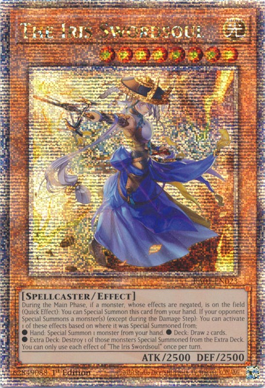 The Iris Swordsoul [RA01-EN023] Quarter Century Secret Rare | Gear Gaming Fayetteville