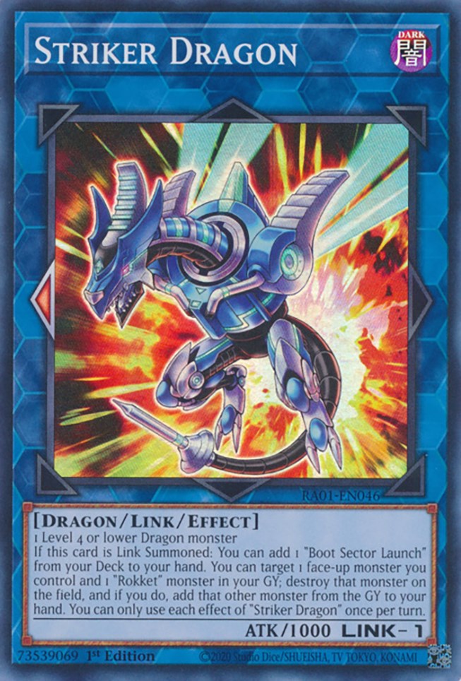 Striker Dragon [RA01-EN046] Super Rare | Gear Gaming Fayetteville