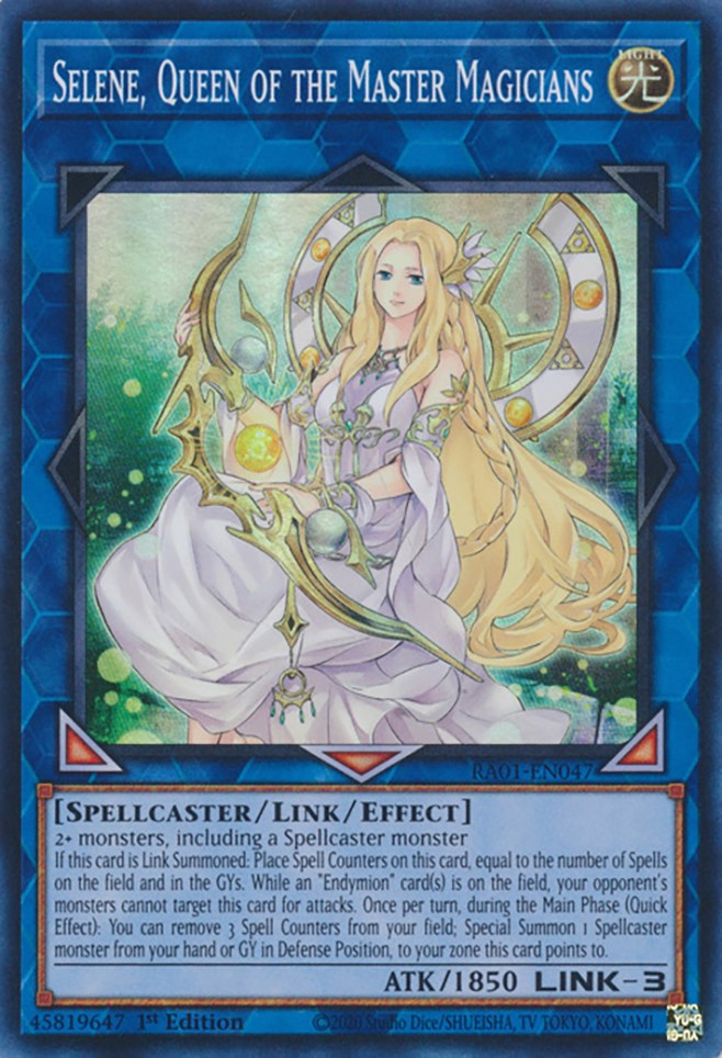 Selene, Queen of the Master Magicians [RA01-EN047] Super Rare | Gear Gaming Fayetteville