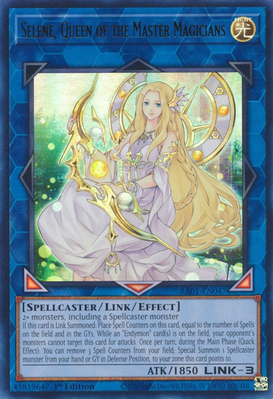 Selene, Queen of the Master Magicians [RA01-EN047] Ultra Rare | Gear Gaming Fayetteville