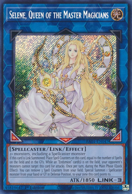 Selene, Queen of the Master Magicians [RA01-EN047] Secret Rare | Gear Gaming Fayetteville