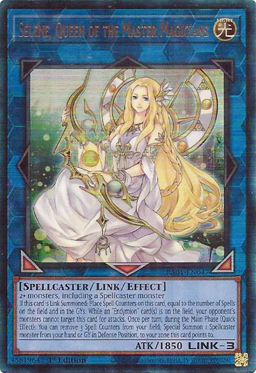 Selene, Queen of the Master Magicians [RA01-EN047] Prismatic Ultimate Rare | Gear Gaming Fayetteville