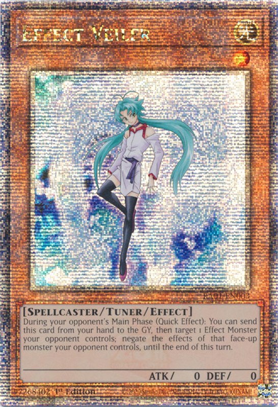 Effect Veiler [RA01-EN003] Quarter Century Secret Rare | Gear Gaming Fayetteville