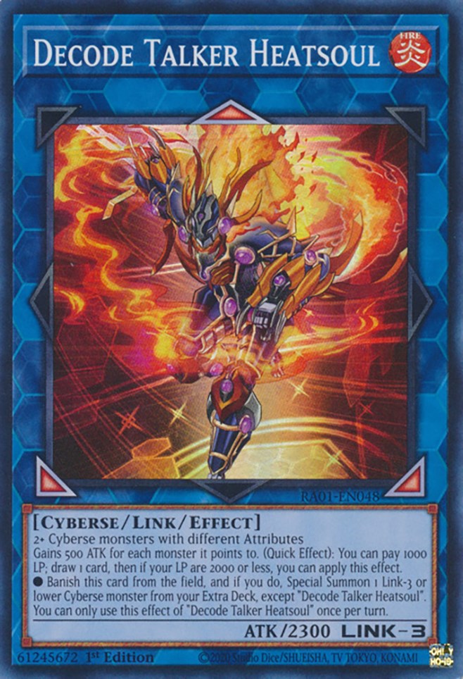 Decode Talker Heatsoul [RA01-EN048] Super Rare | Gear Gaming Fayetteville