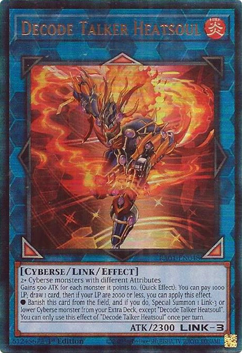 Decode Talker Heatsoul [RA01-EN048] Prismatic Ultimate Rare | Gear Gaming Fayetteville