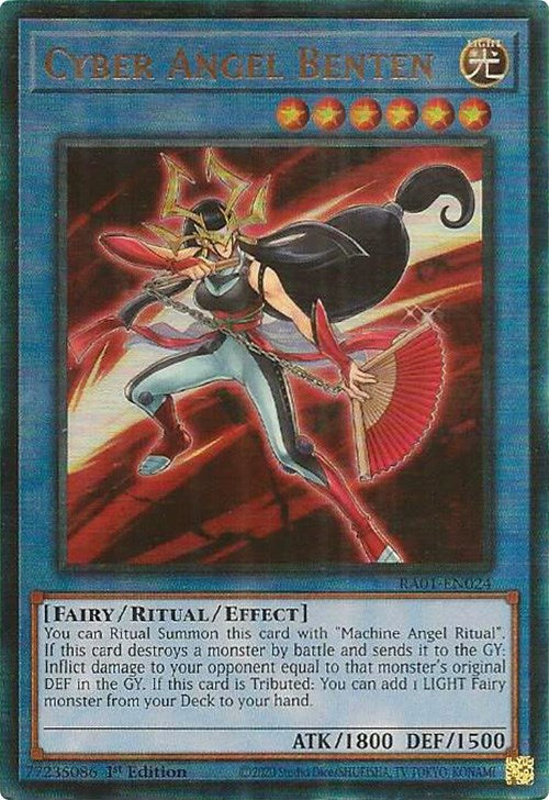 Cyber Angel Benten [RA01-EN024] Prismatic Ultimate Rare | Gear Gaming Fayetteville