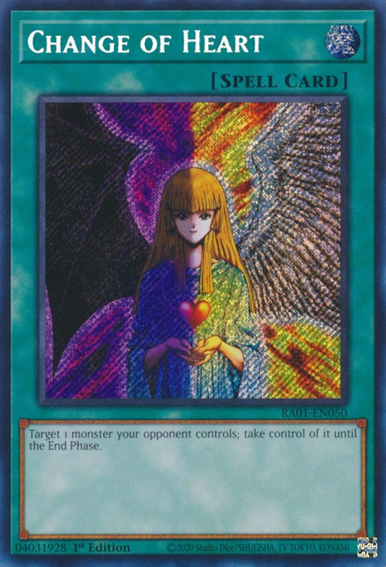 Change of Heart [RA01-EN050] Secret Rare | Gear Gaming Fayetteville