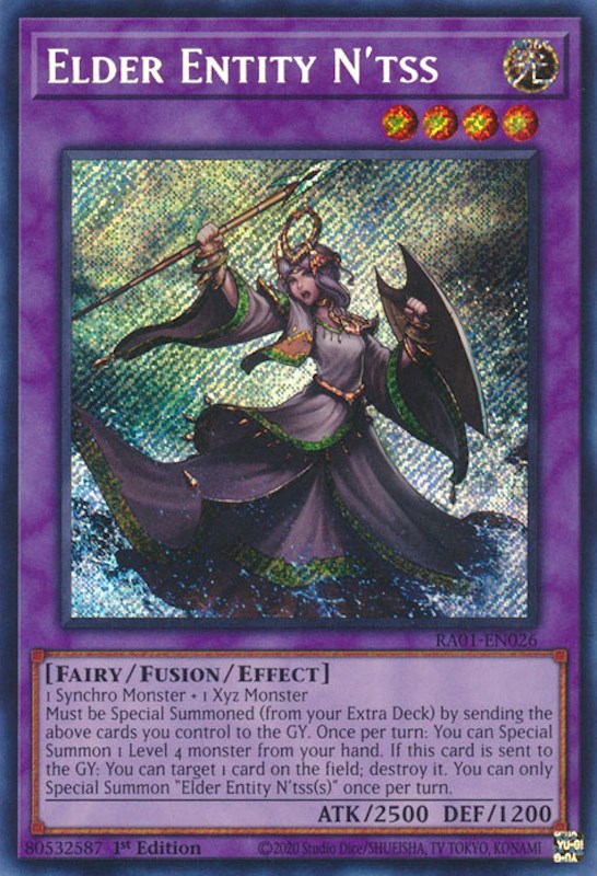 Elder Entity N'tss [RA01-EN026] Secret Rare | Gear Gaming Fayetteville