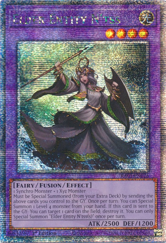 Elder Entity N'tss [RA01-EN026] Quarter Century Secret Rare | Gear Gaming Fayetteville