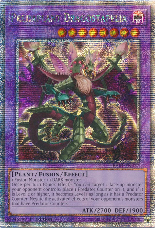 Predaplant Dragostapelia [RA01-EN027] Quarter Century Secret Rare | Gear Gaming Fayetteville