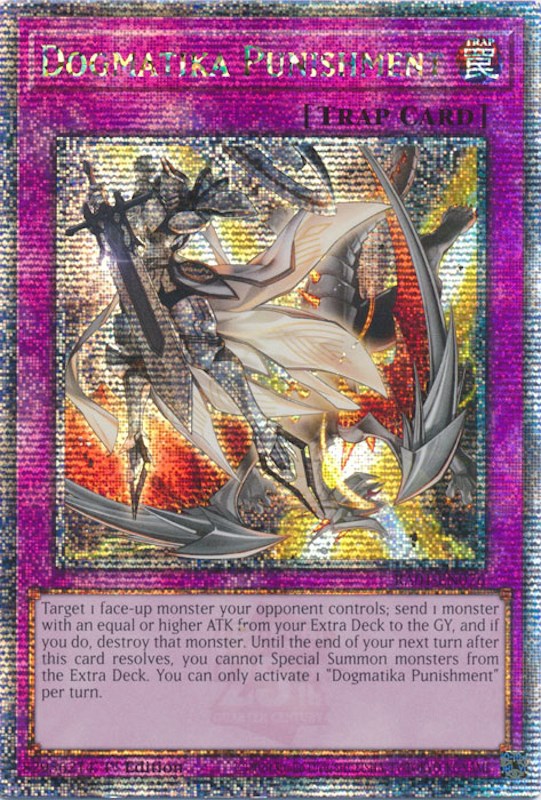 Dogmatika Punishment [RA01-EN076] Quarter Century Secret Rare | Gear Gaming Fayetteville