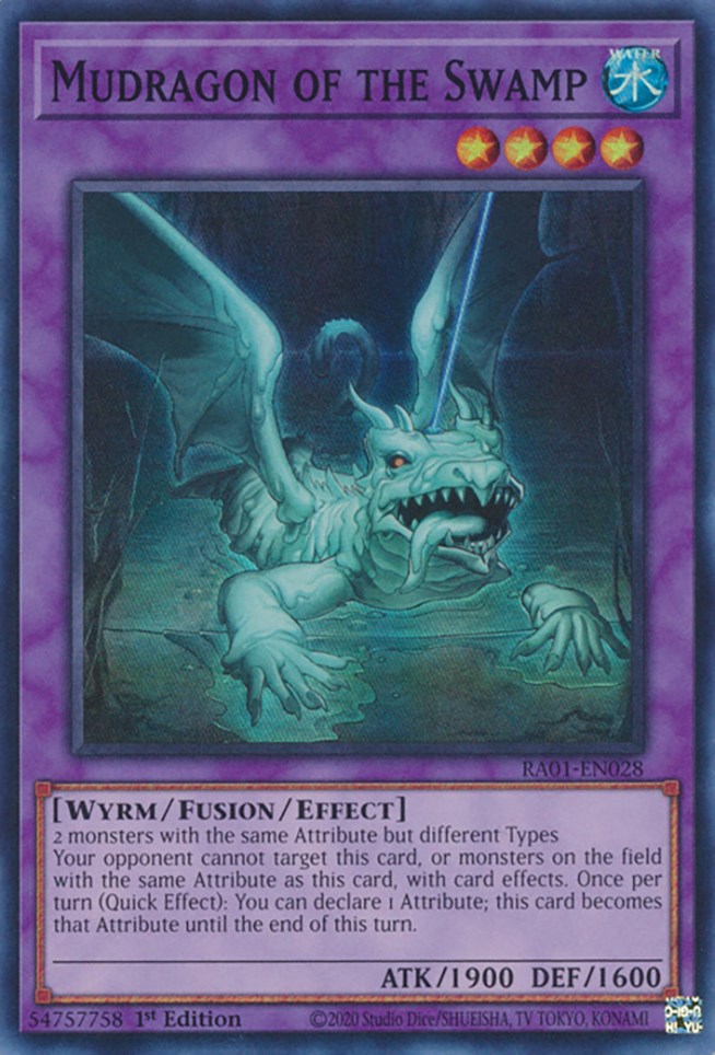 Mudragon of the Swamp [RA01-EN028] Super Rare | Gear Gaming Fayetteville