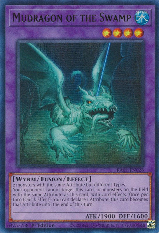 Mudragon of the Swamp [RA01-EN028] Ultra Rare | Gear Gaming Fayetteville