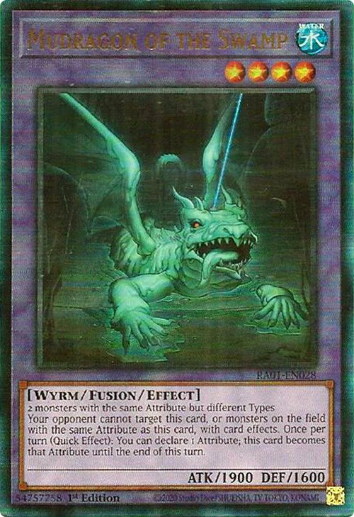 Mudragon of the Swamp [RA01-EN028] Prismatic Ultimate Rare | Gear Gaming Fayetteville