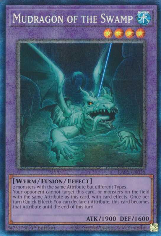 Mudragon of the Swamp [RA01-EN028] Prismatic Collector's Rare | Gear Gaming Fayetteville