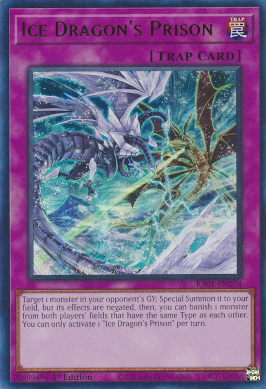 Ice Dragon's Prison [RA01-EN078] Ultra Rare | Gear Gaming Fayetteville