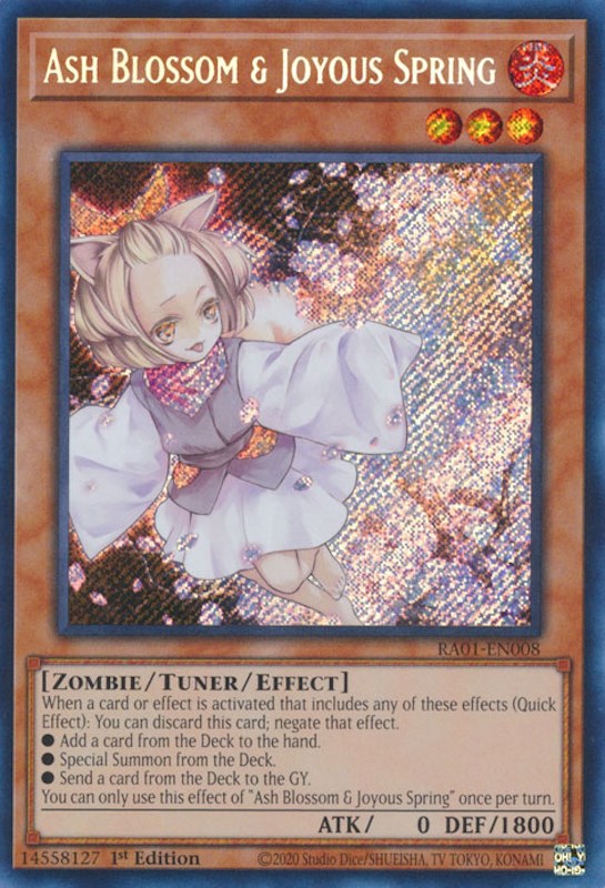 Ash Blossom & Joyous Spring [RA01-EN008] Secret Rare | Gear Gaming Fayetteville