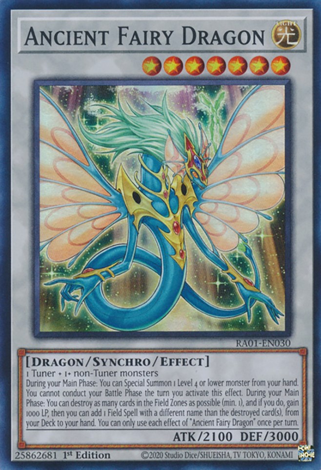 Ancient Fairy Dragon [RA01-EN030] Super Rare | Gear Gaming Fayetteville