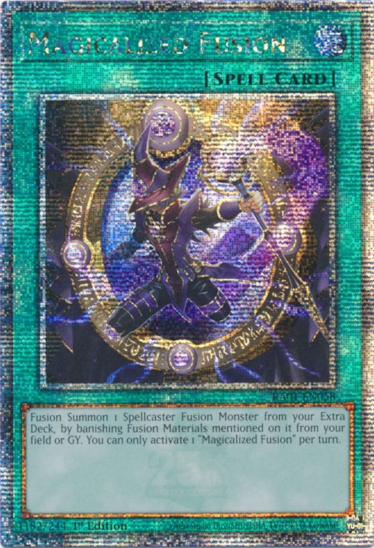 Magicalized Fusion [RA01-EN058] Quarter Century Secret Rare | Gear Gaming Fayetteville