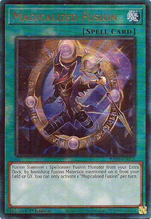 Magicalized Fusion [RA01-EN058] Prismatic Ultimate Rare | Gear Gaming Fayetteville