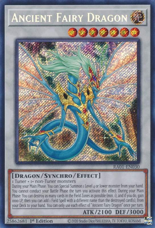 Ancient Fairy Dragon [RA01-EN030] Secret Rare | Gear Gaming Fayetteville