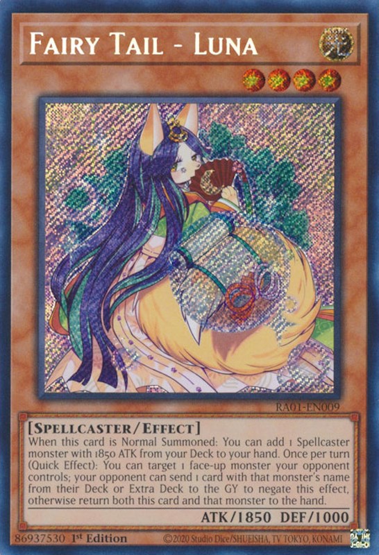 Fairy Tail - Luna [RA01-EN009] Secret Rare | Gear Gaming Fayetteville