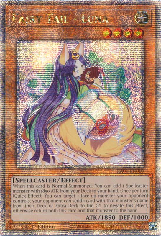 Fairy Tail - Luna [RA01-EN009] Quarter Century Secret Rare | Gear Gaming Fayetteville