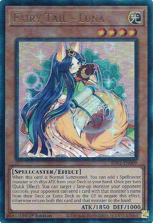 Fairy Tail - Luna [RA01-EN009] Prismatic Ultimate Rare | Gear Gaming Fayetteville