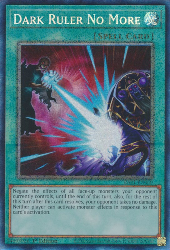 Dark Ruler No More [RA01-EN060] Prismatic Collector's Rare | Gear Gaming Fayetteville