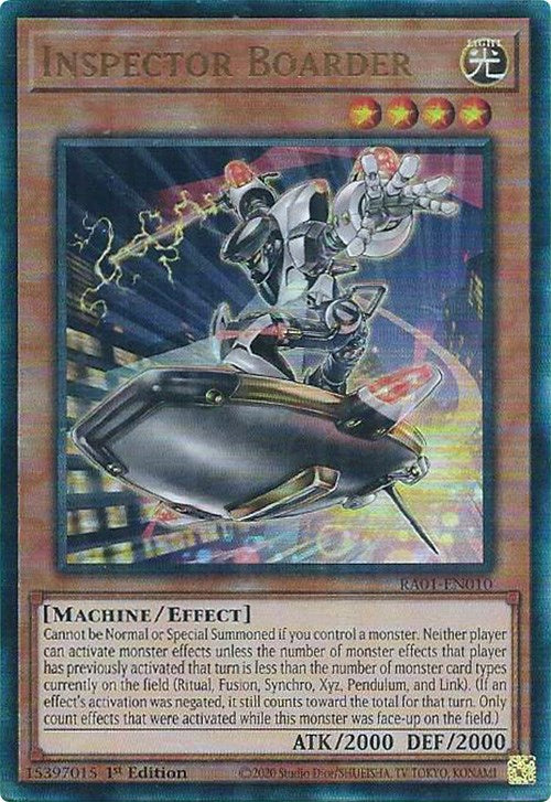 Inspector Boarder [RA01-EN010] Prismatic Ultimate Rare | Gear Gaming Fayetteville