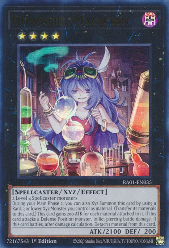 Downerd Magician [RA01-EN035] Ultra Rare | Gear Gaming Fayetteville